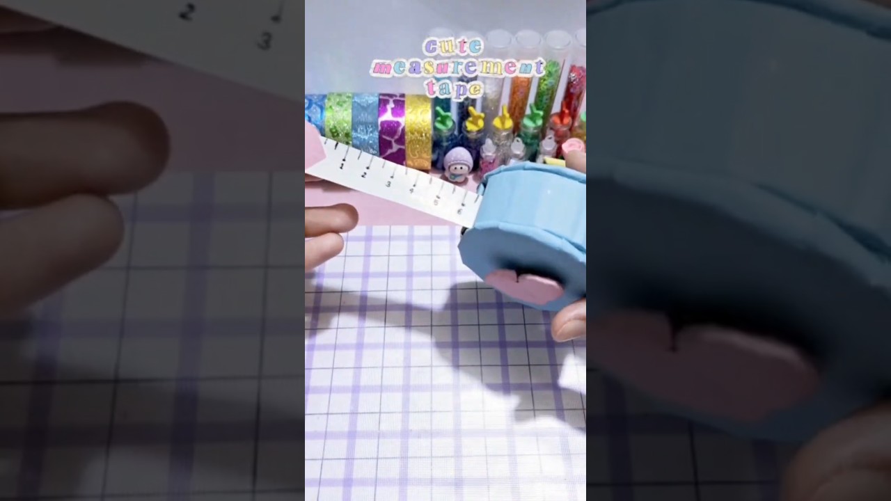 Cute measurement tape making 