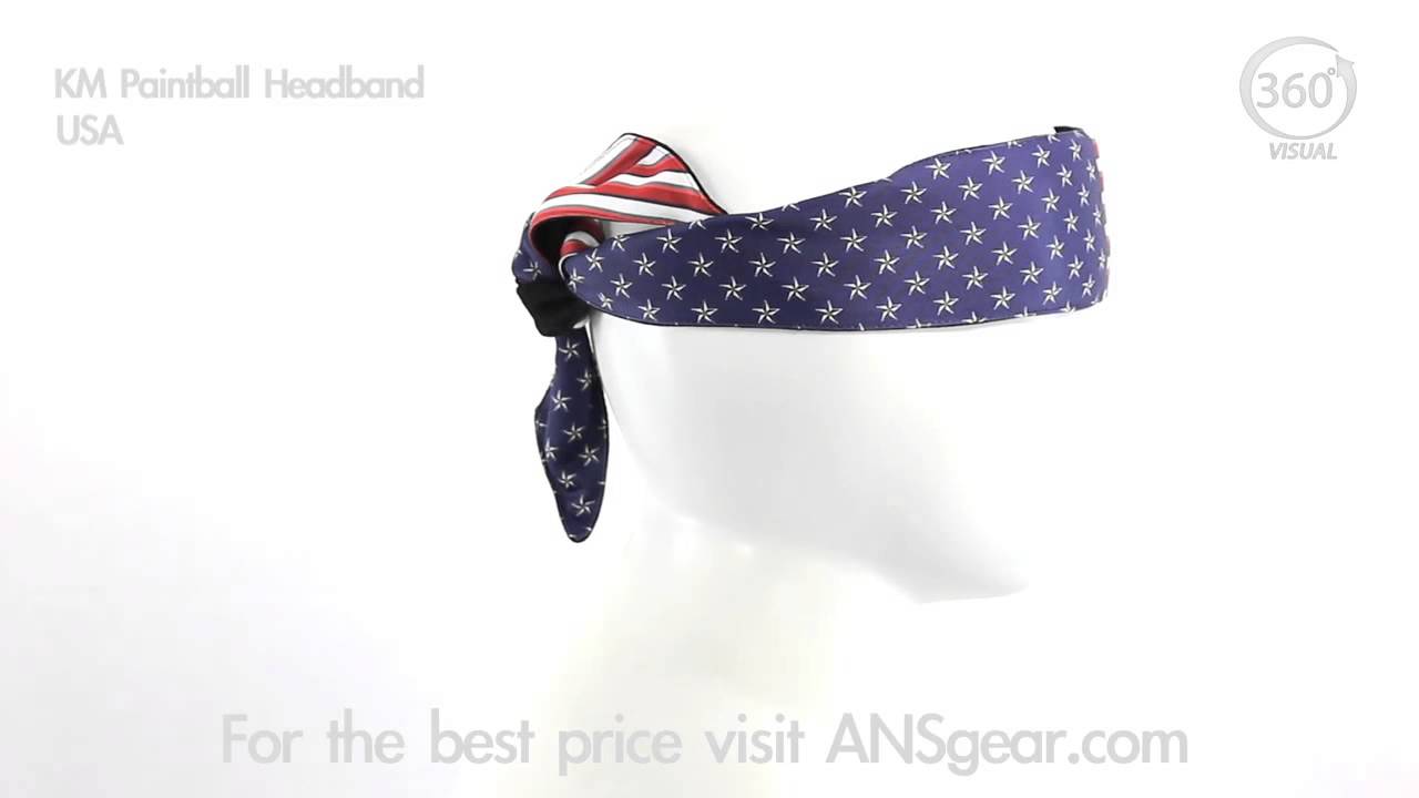 KM Paintball Headband USA Visual 360 YouTube