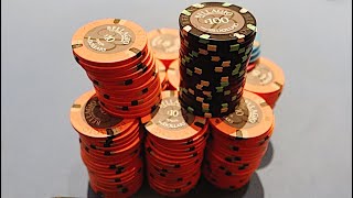 Premium Hands IMMEDIATELY! $5/$10 Poker Vlog from the Bellagio in Las Vegas screenshot 1