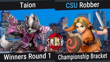 CO Smash Q4 Finals - Taion (Wolf) vs CSU | Robber (Young Link) - Championship - Winners R1