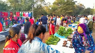 ຕະຫຼາດນັດບ້ານນາຄຳ,ເມືອງໜອງບົກ,ແຂວງຄຳມ່ວນ ∆ ลาบควาย, ข้าวจี่ใส่นม ตลาดนัดยาคำ หนองบก สปป ลาว