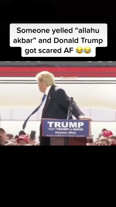 Trump Startled as Someone Yells “Allahu Akbar”! 😳 Crowd Reacts Instantly