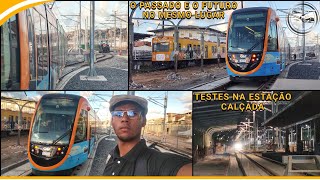 Testes Do Vlt Caf Urbos 3 Série 3000 305 Na Calçada Pós-Evento Abre-Alas E Museu Ferroviário, Ctb