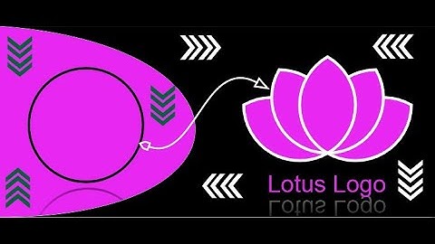 How To Make Lotus ( Flower ) Logo Design in Corel Draw | Corel Draw 2022 Tutorials For Beginners