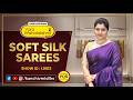 Soft Silk Sarees Collection | WhatsApp Number 89 0001 0002 | Kancheepuram Varamahalakshmi Silks LIVE