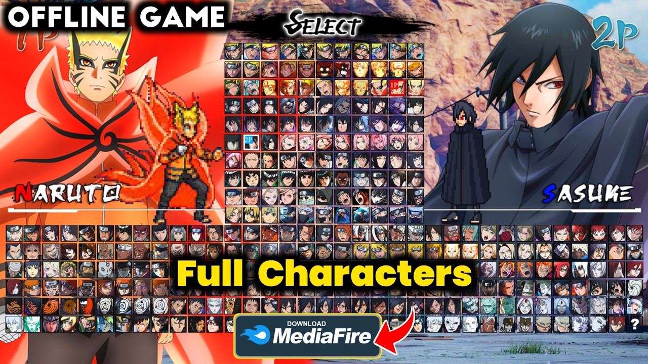 NARUTO x BORUTO Ninja Tribes MUGEN V2 🔥 Offline Anime Game | Ultimate Shinobi Battle