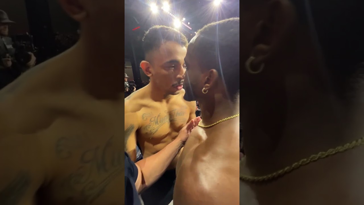 The FACEOFF between Geoff Neal and Carlos Prates got intense! 🔥 