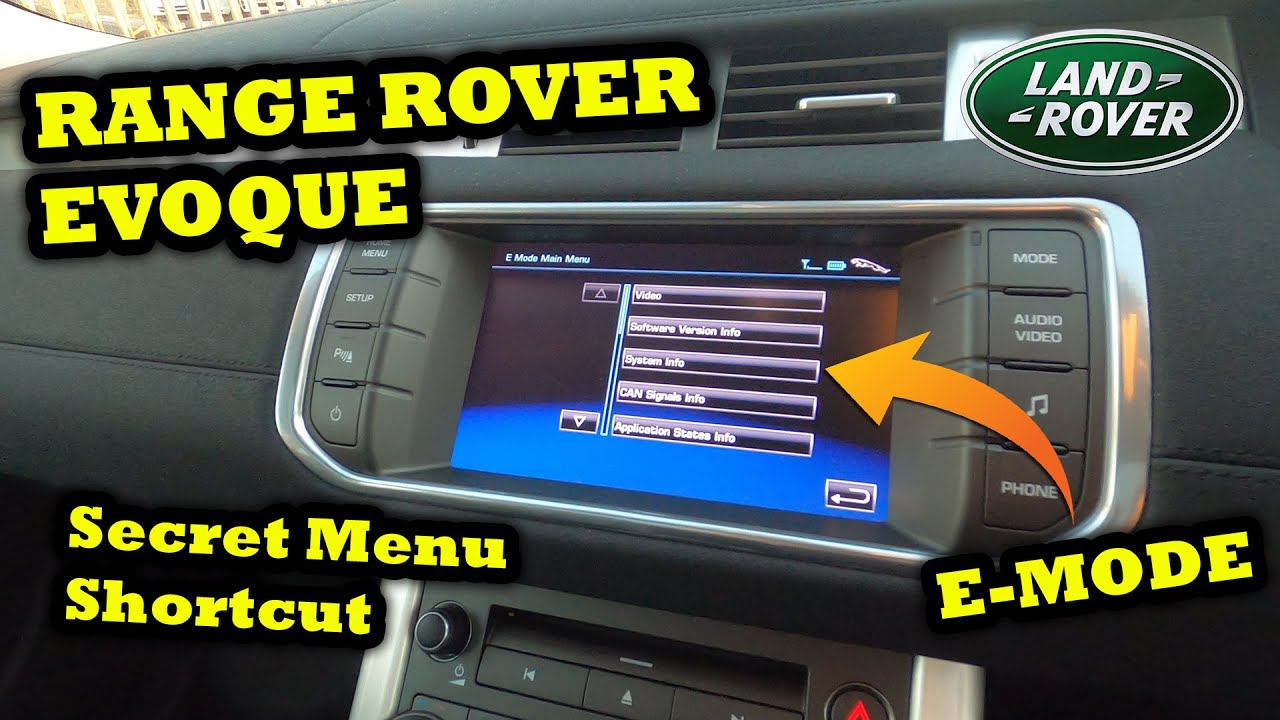 Ramge Rover EVOQUE CAR Info Display LCD CID schermate TFT bj3214f667af 7612052026 