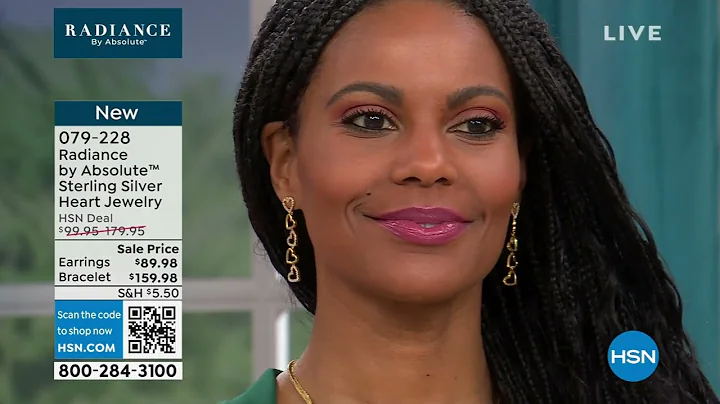 Radiance by Absolute x Katharine McPhee 1.25ctw Heart Dr...