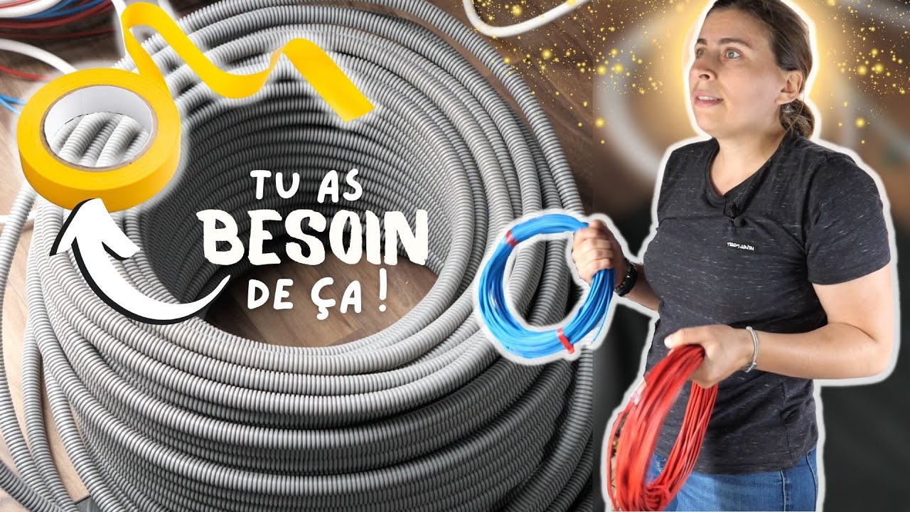 Tirer des câbles SANS EFFORT dans une GAINE électrique, sans tire fil — free download