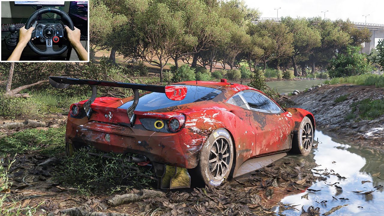 Rebuilding Ferrari 488 GTE Competizione - Forza Horizon 5 Logitech G29 Stering Wheel Gameplay