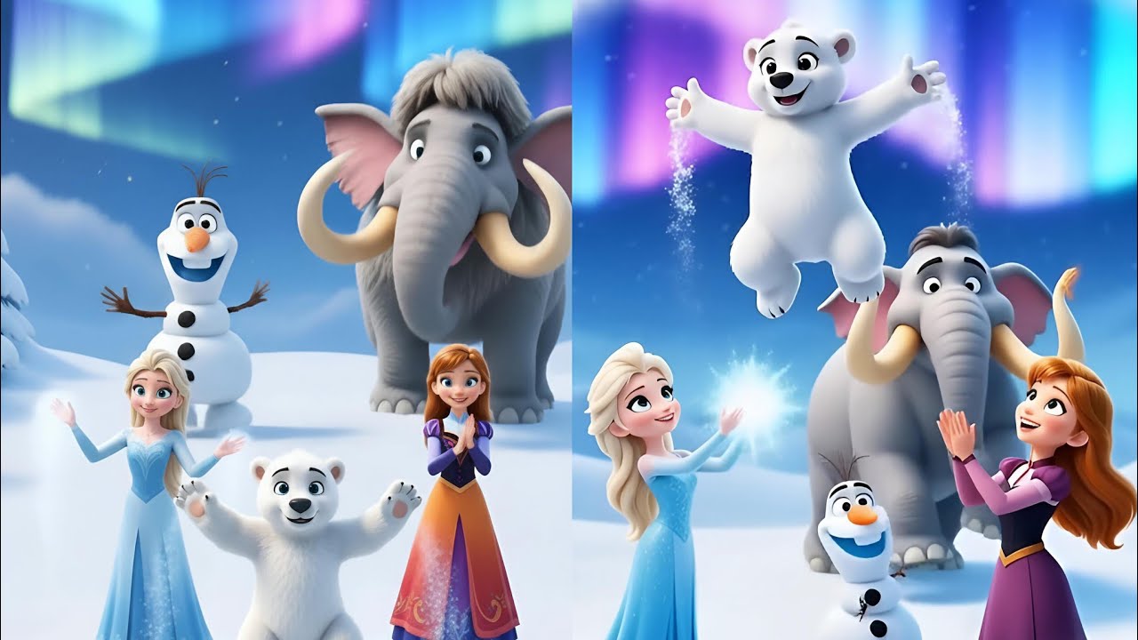 Frozen Wings of Wonder ⛄| Kids Song | Winter Adventure Animation ❄️