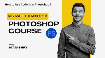 How to Use Actions in Photoshop | Speed Up Your Workflow with Simple Steps! | Class 101 | #photoshop