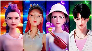 Coffin Dance Meets Tiles Hop | K-Pop Demon Hunters (Rumi, Mira, Zoey & Saja Boys)🔥✅