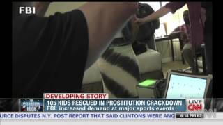 FBI crackdown nabs pimps, rescues children