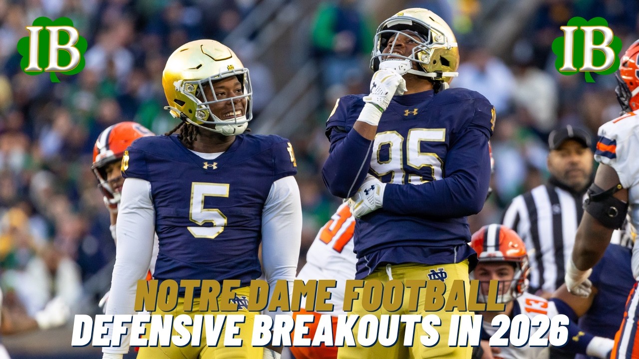 Игроки защиты команды Notre Dame, которые могут совершить прорыв в 2026 году.