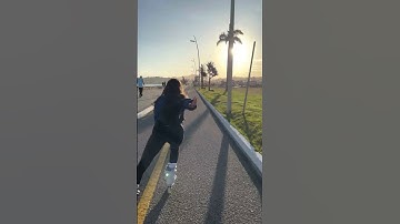 Nicoly Machaddo chasing the sun in the Powerslide NEXT Grey 80 🌅  #shorts