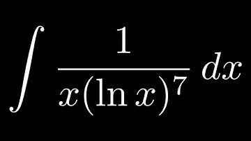 Integral with u substitution 1/(x(lnx)^7)
