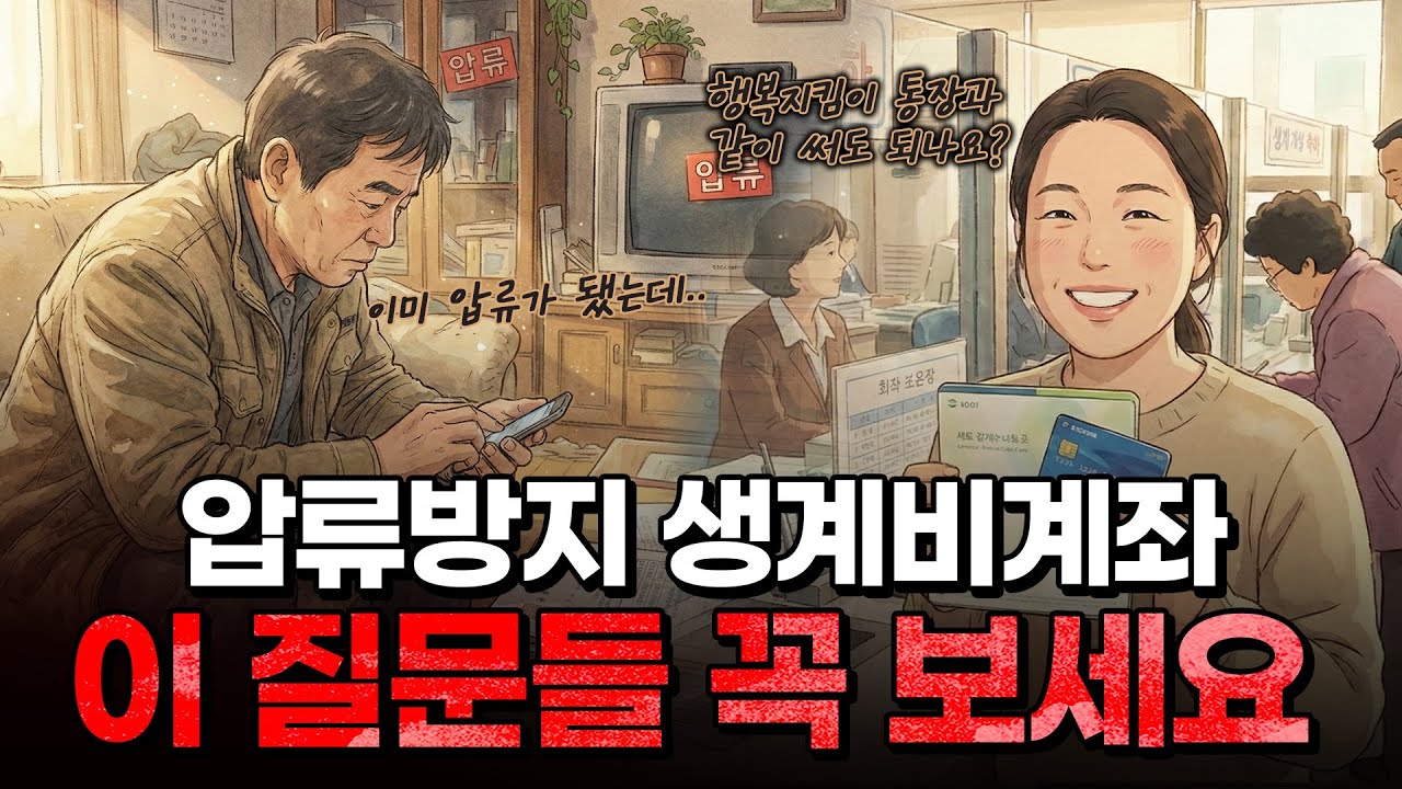 2026년 2월 전 국민 압류방지통장｜이 질문들 꼭 보세요
