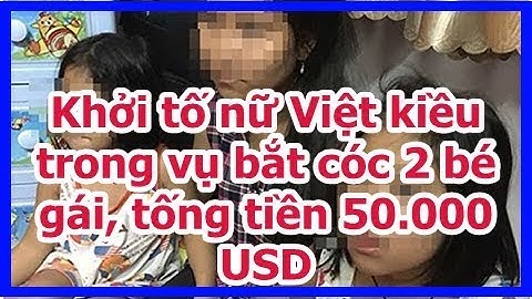 Khởi tố nữ Việt kiều trong vụ bắt cóc 2 bé gái, tống tiền 50.000 USD