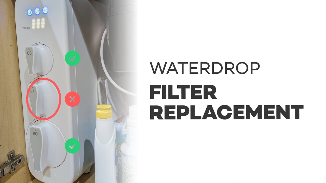 Waterdrop Reverse Osmosis System CF Replacement Water Filter