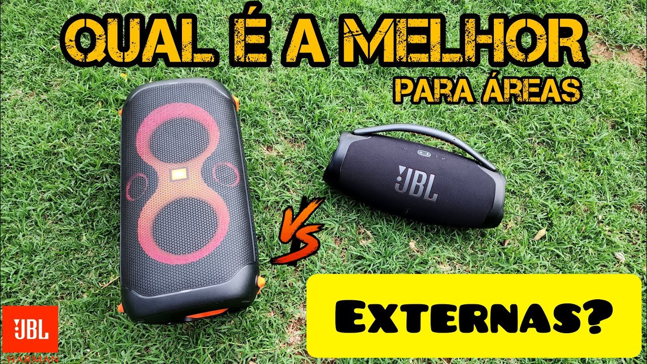 JBL BOOMBOX 3 Vs JBL PARTYBOX 110 Teste ao AR LIVRE! Por essa eu não esperava..Qual a melhor