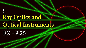 Exercise 9.25 | Explained | Ray Optics and Optical Instruments | NCERT Physics Class - 12 #jeemains