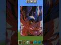 Making Beast Gohan in Minecraft #shorts
