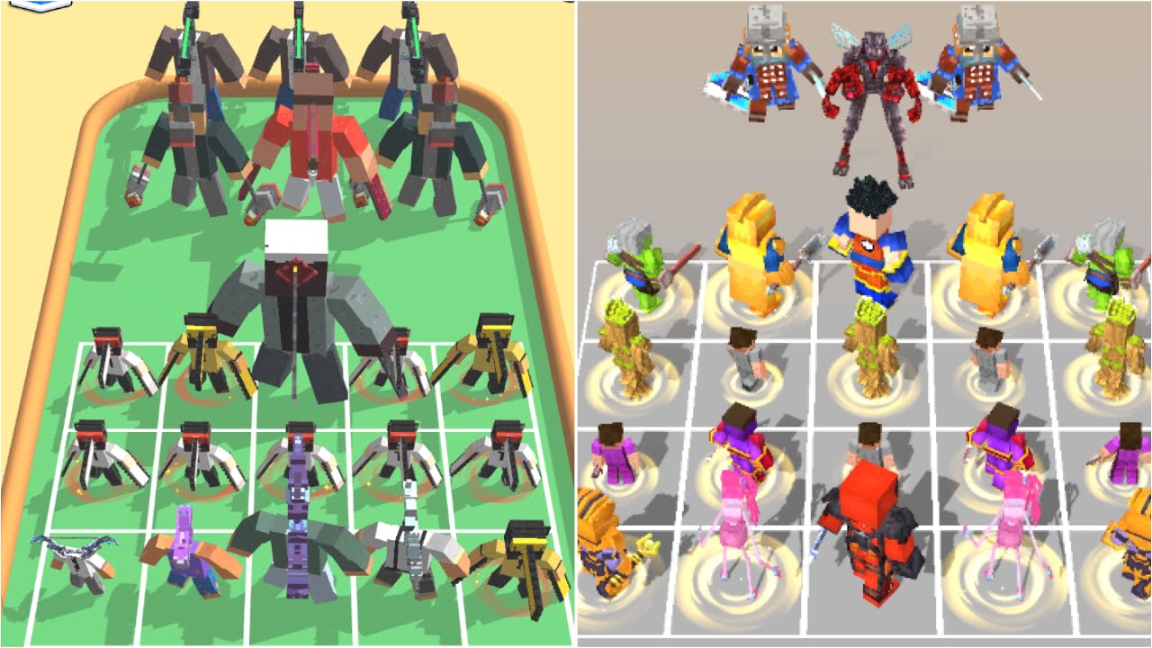 Merge Minecraft Run Vs Merge Craft Chainsaw Run, Merge Master Max Level ...