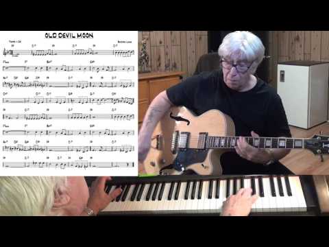 OLD DEVIL MOON - Jazz guitar & piano cover ( Burton Lane )