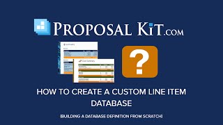Celebrity How to Create a Custom Line-Item Database Profile
