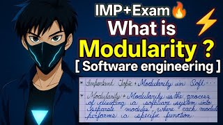 3 minut mai samjho  Modularity in Software Engineering Explained | Definition, Importance &amp; in Hindi
