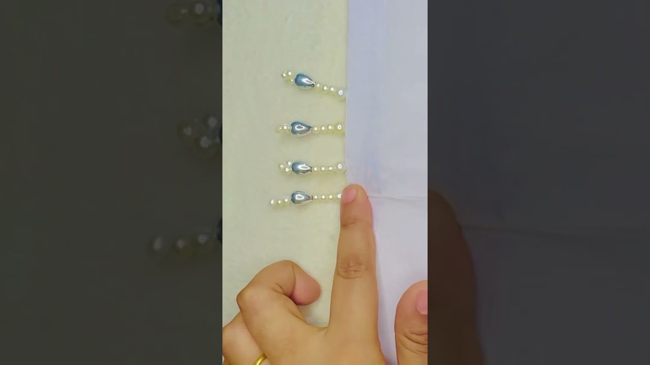 Needle Lace FlowerDesign // pearl Needle