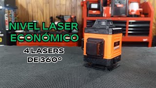 NIVEL LASER ECONÓMICO / 4 LASERS DE 360º