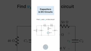 Capacitors in DC Circuits #electrical #electricalengineering