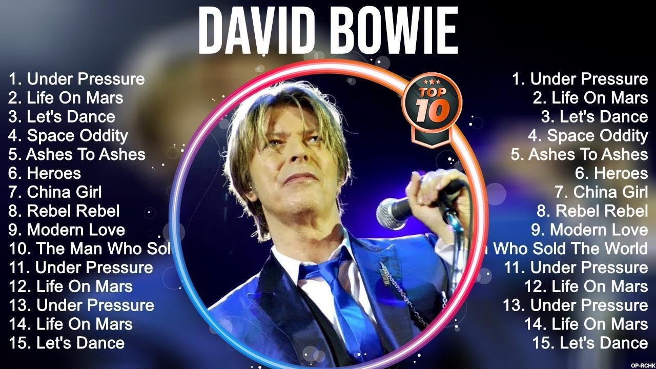 David Bowie Greatest Hits ~ Best Songs Of 80s 90s Old Music Hits Collection
