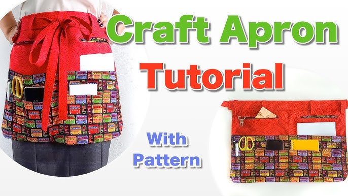 Vintage Style Apron Pattern Instruction Guide – WhatTheCraft