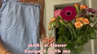 ASMR ✨ - make a flower bouquet with me 🌸