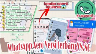 Cara download WhatsApp Aero Versi V8.86 terbaru 2021 | No password anti kadaluwarsa !! screenshot 3