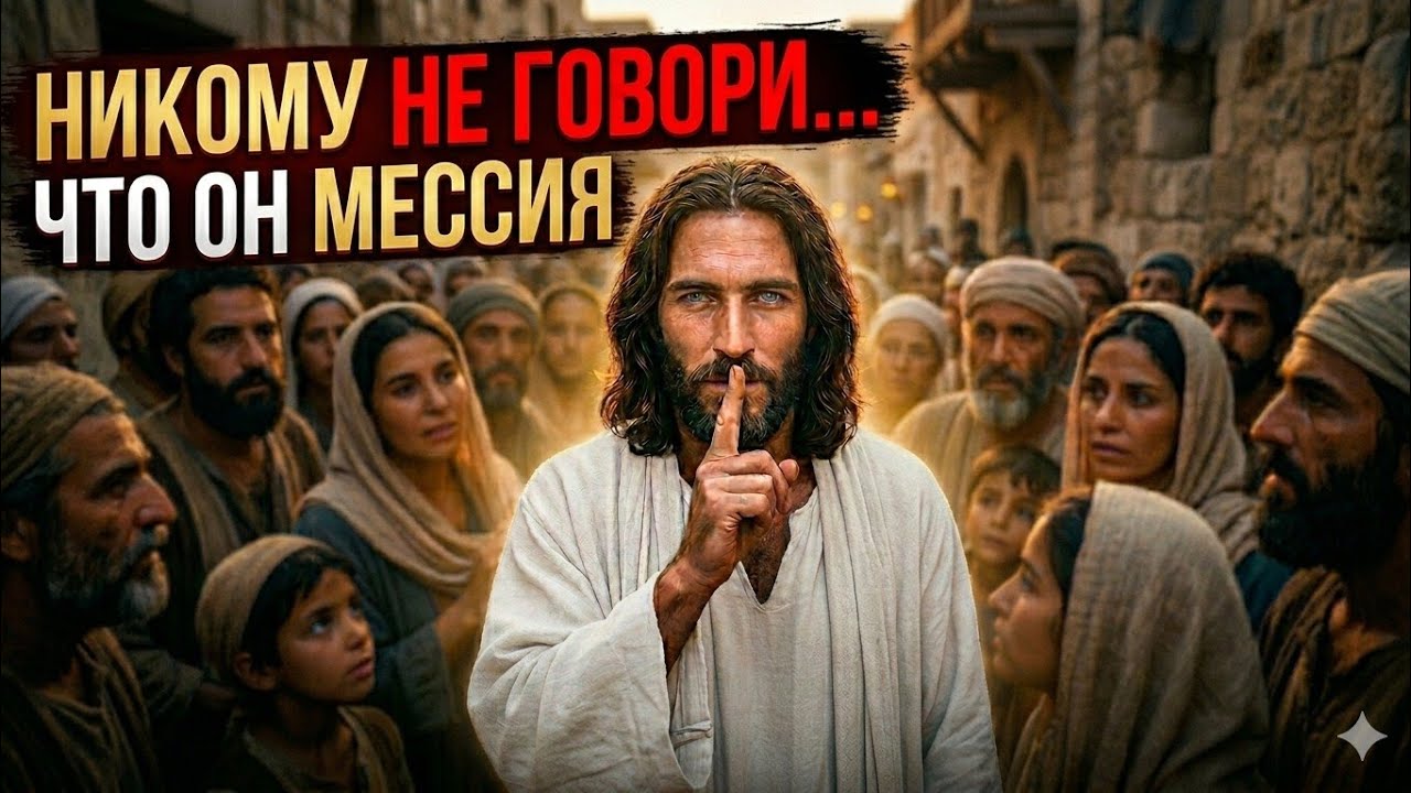 🔥 ИИСУС ЗАПРЕЩАЛ ПРИЗНАВАТЬ ЕГО МЕССИЕЙ? ЧЕГО ОН БОЯЛСЯ!?