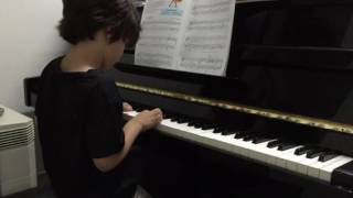 Student learning a new song spring 2016