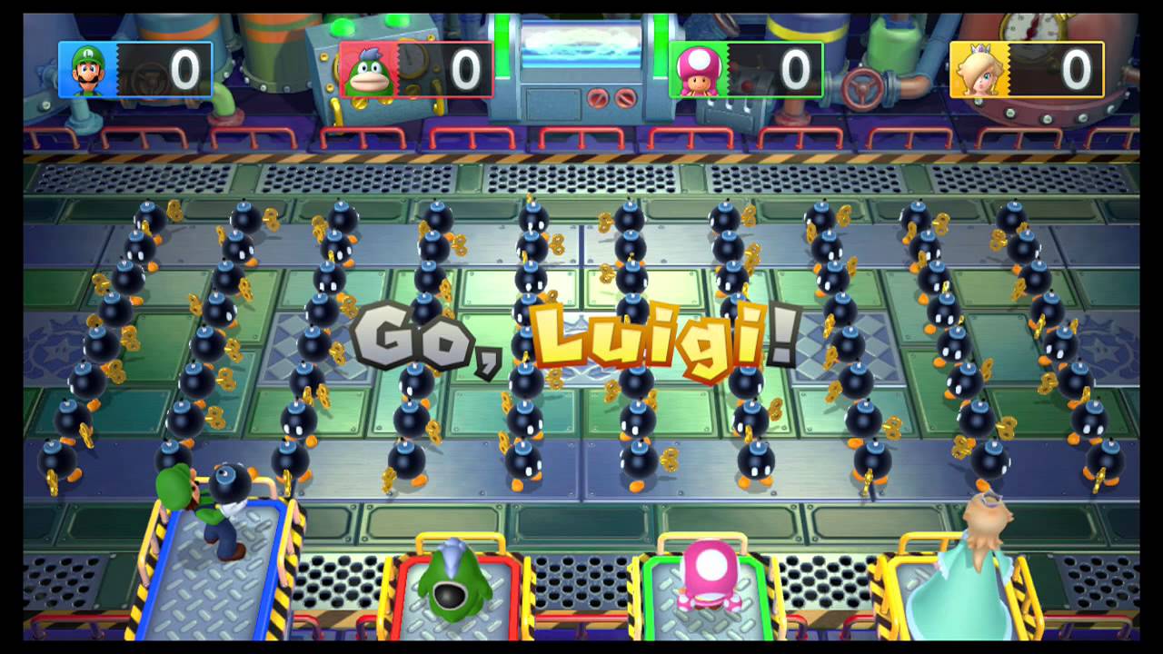 Mario Party 10: Luigi wins by doing absolutely nothing - YouTube