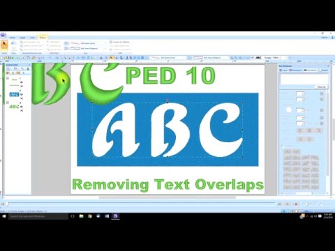 PE Design 10 (lesson 21) Removing Text Overlaps