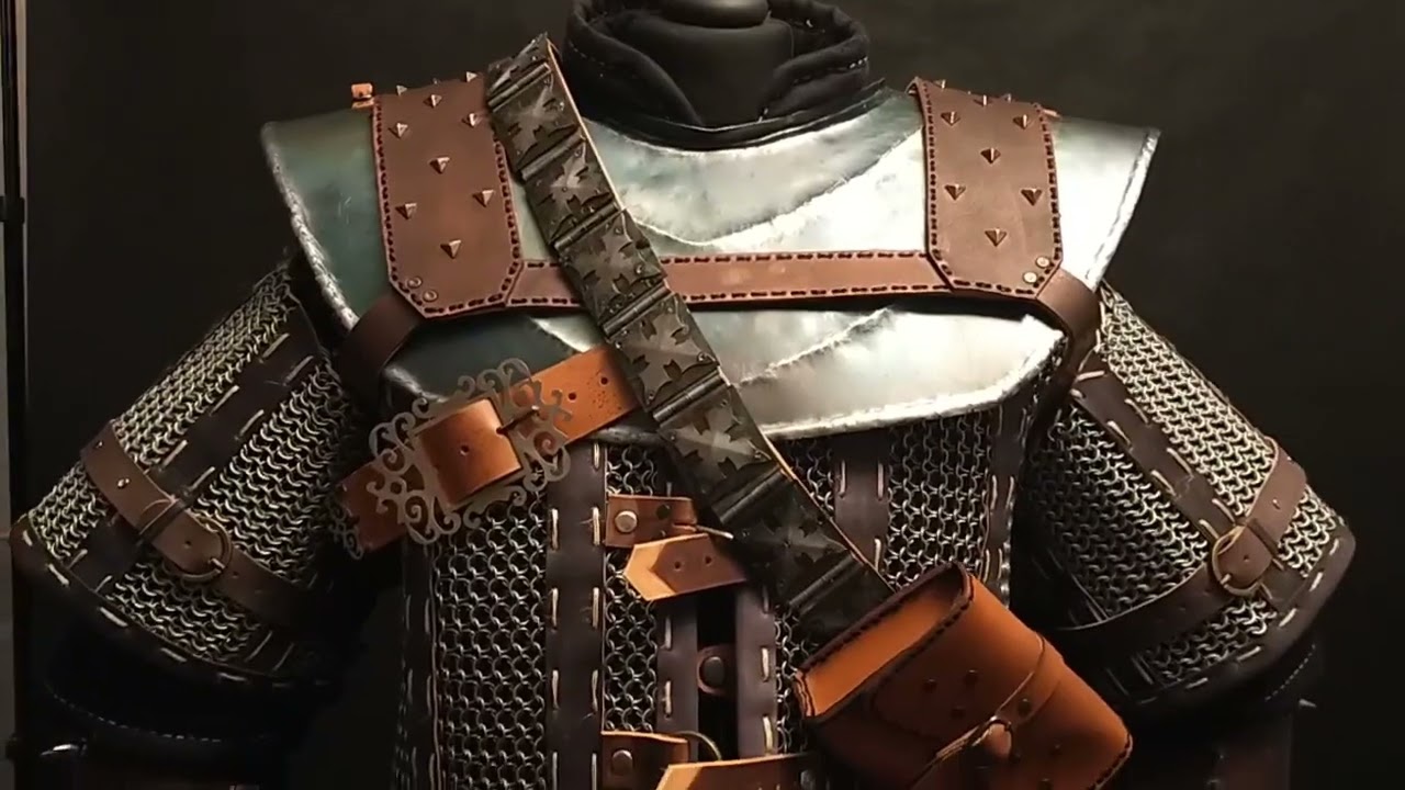 Witcher Cosplay Set. Grandmaster Legendary Wolven Armor. (Real armor) 