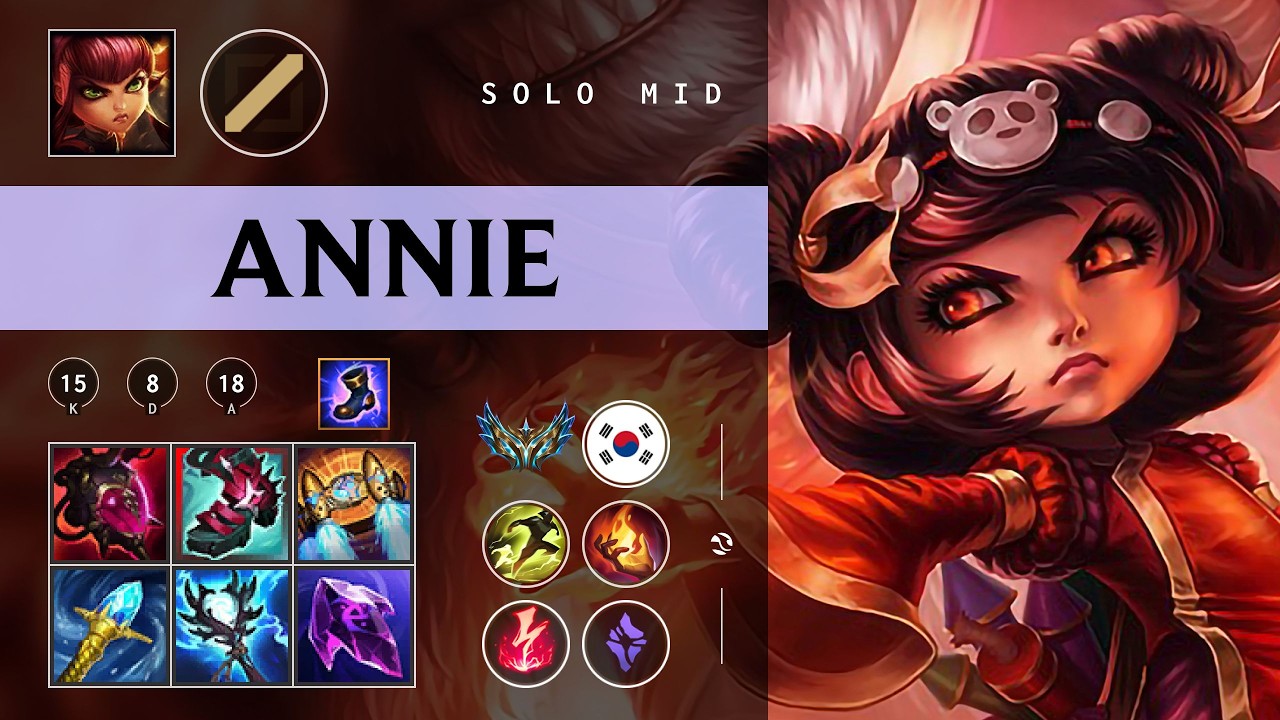 Annie Mid vs Ahri - KR Challenger Patch 26.04