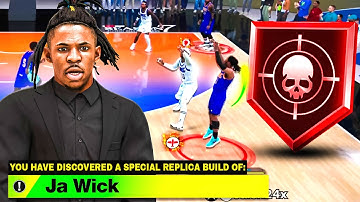 This JA MORANT "JA WICK" BUILD is a DANGER in RANDOM REC on NBA 2K25!
