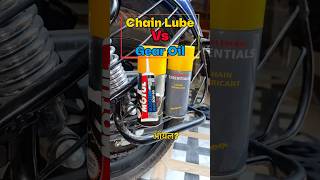 Chain Lube Vs Gear Oil #shorts