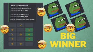 Scratch Off Dank Memer Update??? Scratching off 100k!!