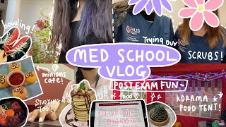 med school vlog  | wearing scrubs, bowling & minions cafe, life in singapore! ? NUS vlog