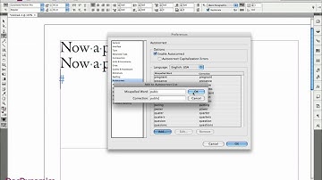 Customizing Your InDesign User Dictionary